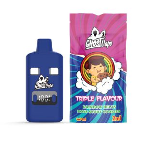 Ghost Vape – Rainbow Belts / Boys Scout Cookies – 2000mg (1g/ 1g ) THC VAPE