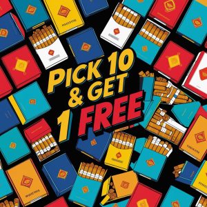 Pick Any 10 Pack Of Smokes & Get 1 Free