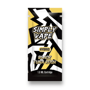 Simply Vapes – THC Cartridge – Black Tuna Kush – ML