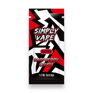 Simply Vapes – THC Cartridge – Raspberry Cough – ML