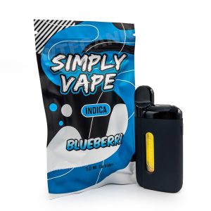 Simply Vapes – THC Disposable Pen – Blueberry – ML