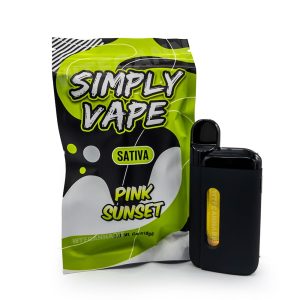 Simply Vapes – THC Disposable Pen – Pink Sunset – ML