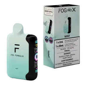 Fog Formulas ProX 50K disposable vape with 50000 puffs adjustable airflow and boost mode available online vape store Canada
