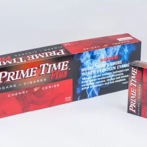 Prime Time Cherry cigarillos with sweet cherry flavor cigarillos available to buy online in Canada