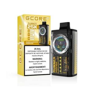 GCORE Runner 25K disposable vape Canada 25000 puffs rechargeable vape