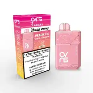 ovns ranger k peach ice disposable vape