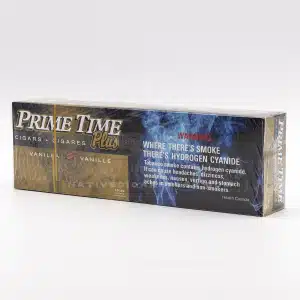 Prime Time Vanilla cigarillos with creamy vanilla flavor cigarillos available to buy online in Canada