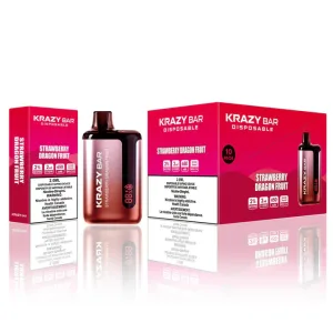 VFEEL Krazy Bar Strawberry Dragon Fruit Ice